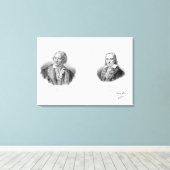 Christoph Williambald von Gluck en Andre Canvas Afdruk (Insitu (Houten vloer))