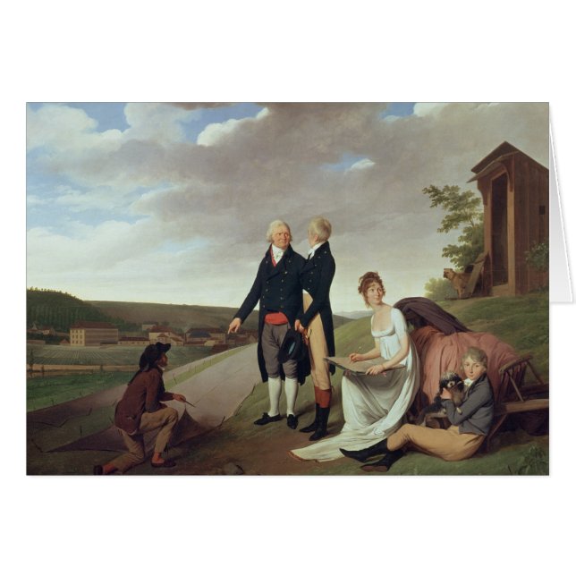 Christophe-Philippe Oberkampf en familie (Voorkant Horizontaal)