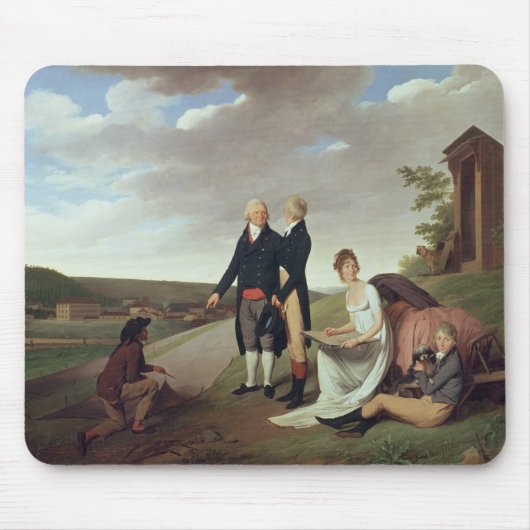 Christophe-Philippe Oberkampf en familie Muismat (Voorkant)