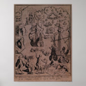 Christopher Colombus ontdekt de eilanden Poster (Voorkant)