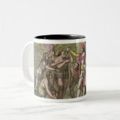 Christopher Columbus (1451-1506) met Native Ameri Tweekleurige Koffiemok (Voorkant links)