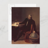 Christopher Columbus, 1839 Briefkaart (Voorkant / Achterkant)