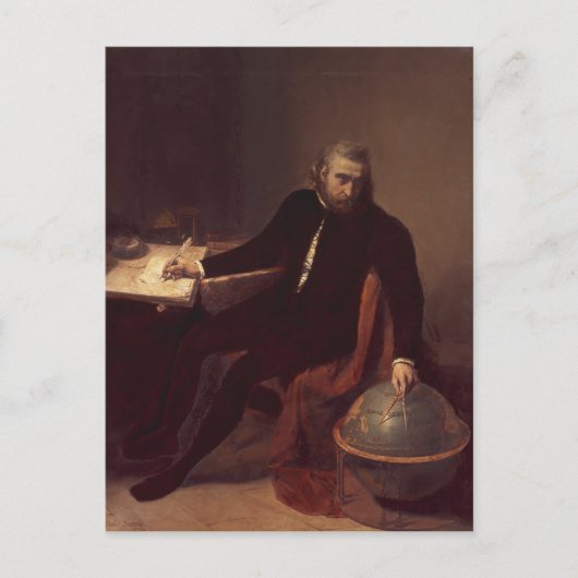 Christopher Columbus, 1839 Briefkaart (Voorkant)