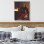 Christopher Columbus, 1839 Canvas Afdruk (Insitu (Slaapkamer))