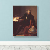 Christopher Columbus, 1839 Canvas Afdruk (Insitu (Houten vloer))
