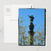 Christopher Columbus - Barcelona, Spanje Briefkaar Briefkaart (Voorkant / Achterkant)