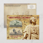 Christopher Columbus Briefkaart (Voorkant / Achterkant)