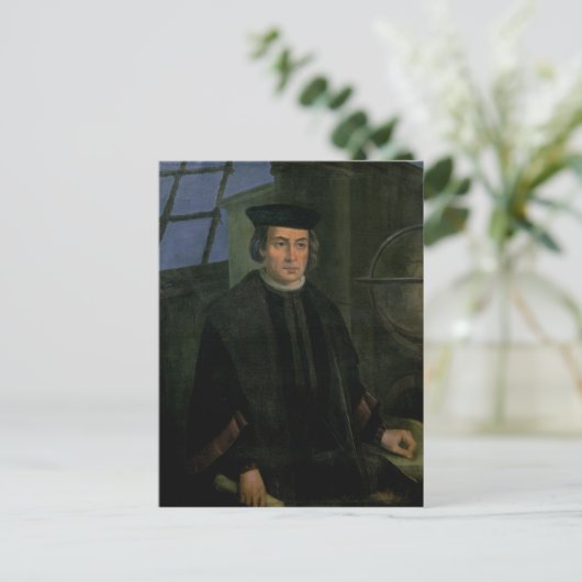 Christopher Columbus Briefkaart (Staand voorkant)