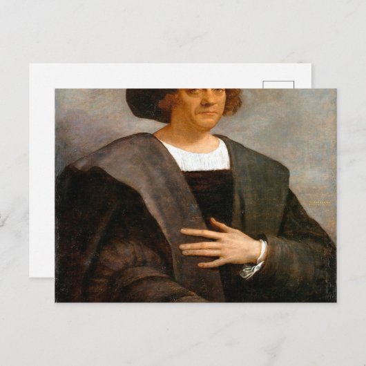 Christopher Columbus Briefkaart (Voorkant / Achterkant)