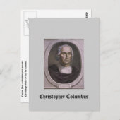 Christopher Columbus Briefkaart (Voorkant / Achterkant)