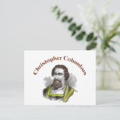 Christopher Columbus Briefkaart (Staand voorkant)