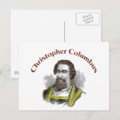 Christopher Columbus Briefkaart (Voorkant / Achterkant)