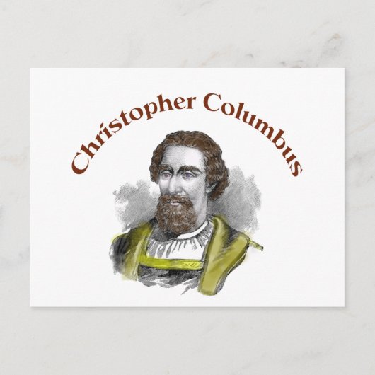 Christopher Columbus Briefkaart (Voorkant)