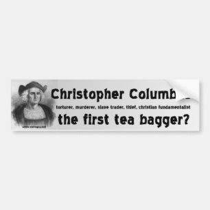 christopher columbus bumpersticker