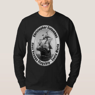 Christopher Columbus Day Amerikaanse geschiedenis T-shirt