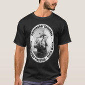 Christopher Columbus Day Amerikaanse geschiedenis T-shirt (Voorkant)