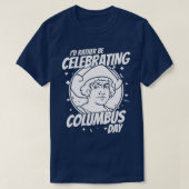 Christopher Columbus Day T-shirt (Design voorkant)