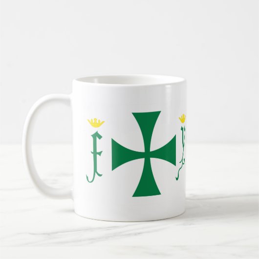 Christopher Columbus Flag Koffiemok (Links)