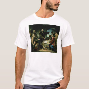 Christopher Columbus in het klooster van la T-shirt