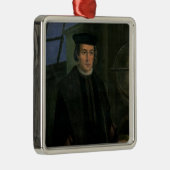 Christopher Columbus Metalen Ornament (Rechts)