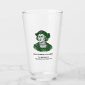 Christopher Columbus pint glas (Voorkant)