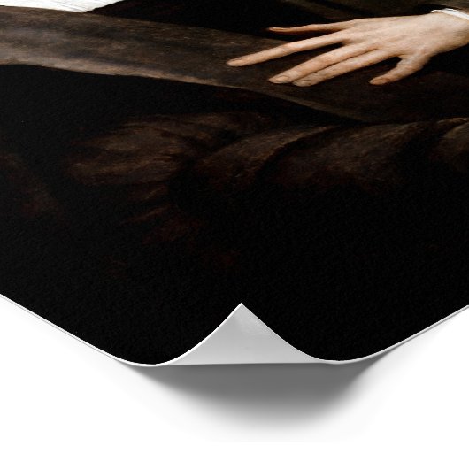 Christopher Columbus Portrait - 1519 Poster (Hoek)