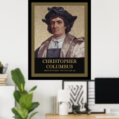 Christopher Columbus Poster (Thuiskantoor)
