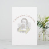 Christopher Columbus Stationery Briefpapier (Staand voorkant)