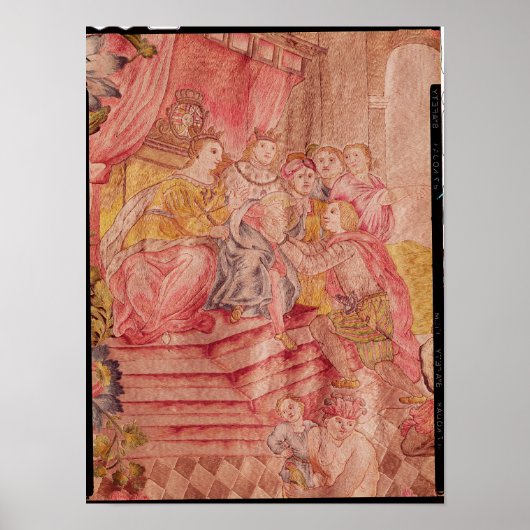 Christopher Columbus voor Ferdinand II Poster (Voorkant)