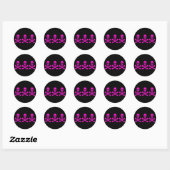 Christopher Condent-Pink Ronde Sticker (Vel)