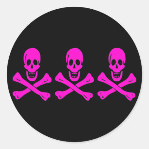 Christopher Condent-Pink Ronde Sticker