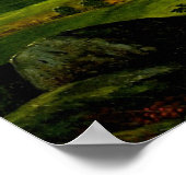 Christopher Cranch over de rivier die tussen de we Poster (Hoek)