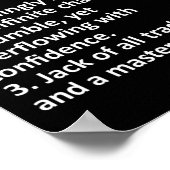 Christopher Definition Personalized Name Funny Bir Poster (Hoek)