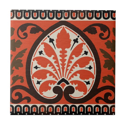 Christopher Dresser Tile Tegeltje (Voorkant)