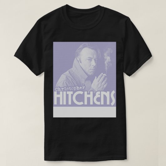 Christopher Hitchens Fan Art Tribute T-shirt (Design voorkant)