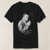 Christopher Hitchens Retro Style Fan Design T-shirt (Design voorkant)