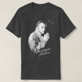 Christopher Hitchens Retro Style Fan Design T-shirt (Design voorkant)