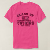 Christopher L Cushing High School verdrietig van T-shirt (Design voorkant)