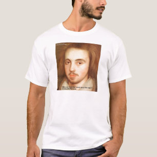 Christopher Marlowe "1e Site" Liefdes Cadeaus T-shirt