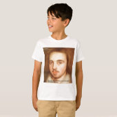 Christopher Marlowe "1e Site" Liefdes Citat Gesche T-shirt (Voorkant volledig)