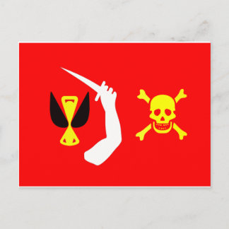 Christopher Moody pirate vlag Briefkaart
