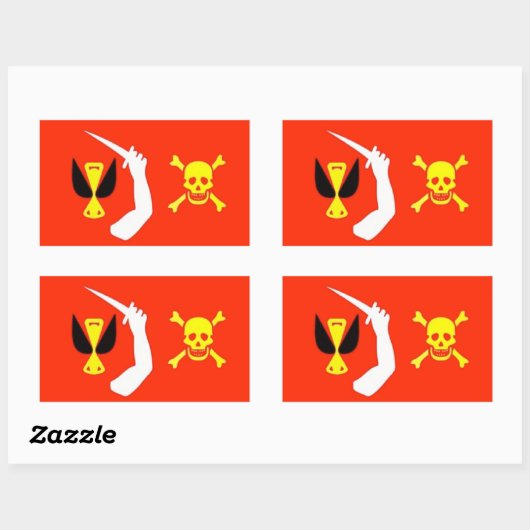 Christopher Moody's Pirate Flag Sticker (Vel)