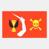 Christopher Moody's Pirate Flag Sticker (Voorkant)