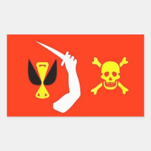 Christopher Moody's Pirate Flag Sticker (Voorkant)