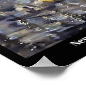 Christopher Nevinson - New York, van acht tot acht Poster (Hoek)