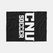 Christopher Newport University Voetbal Cnu Kleding Fleece Deken (Voorkant (Horizontaal))