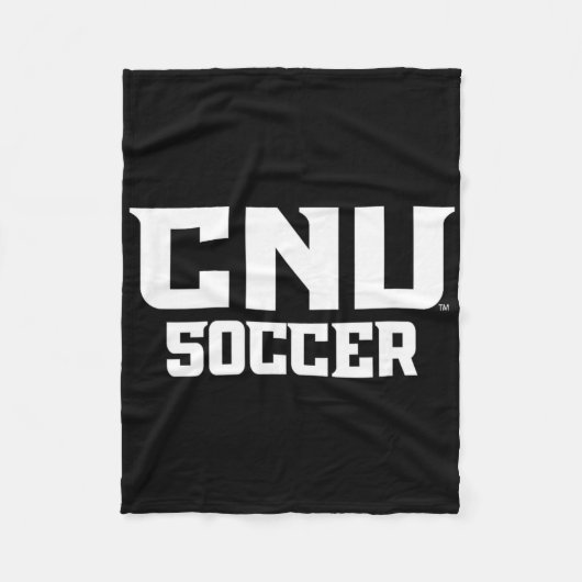 Christopher Newport University Voetbal Cnu Kleding Fleece Deken (Voorkant)