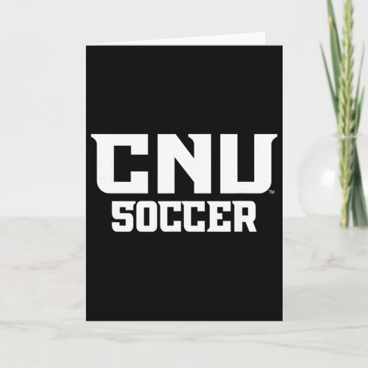 Christopher Newport University Voetbal Cnu Kleding Kaart (Voorkant)