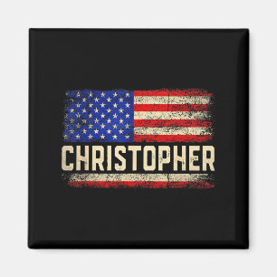 Christopher Voornaam Shirt Christopher Naam Amer Magneet