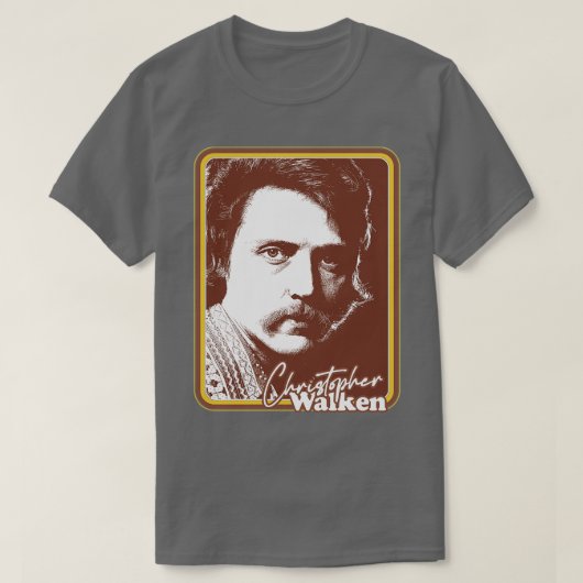 Christopher Walken 80s Retro Fan Art Gift Design T-shirt (Design voorkant)